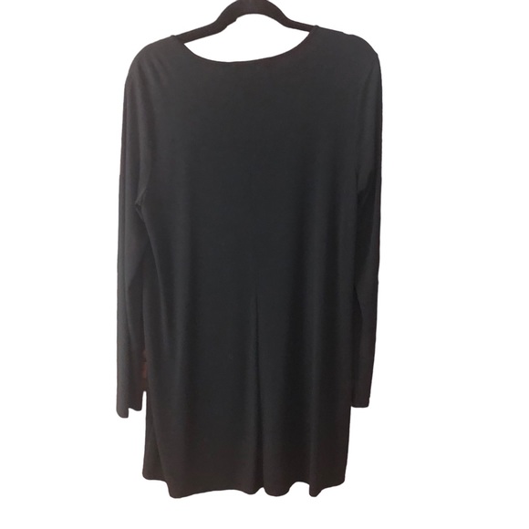 BCBGeneration women’s dress long sleeve mini sheer front overlay simple elegant - Picture 4 of 9